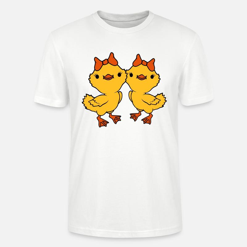 2 Chicks Team Freunde - Stanley/Stella Unisex Bio-T-Shirt CRAFTER - Weiß