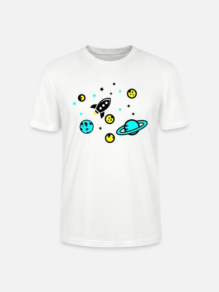 Universe - Stanley/Stella CRAFTER Unisex Organic T-Shirt - white