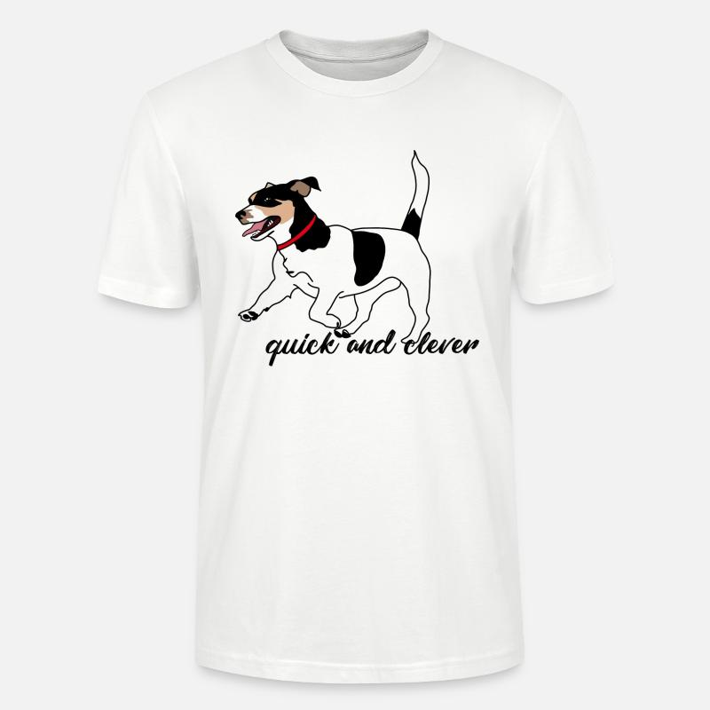 Hund - Stanley/Stella Unisex Bio-T-Shirt CRAFTER - Weiß