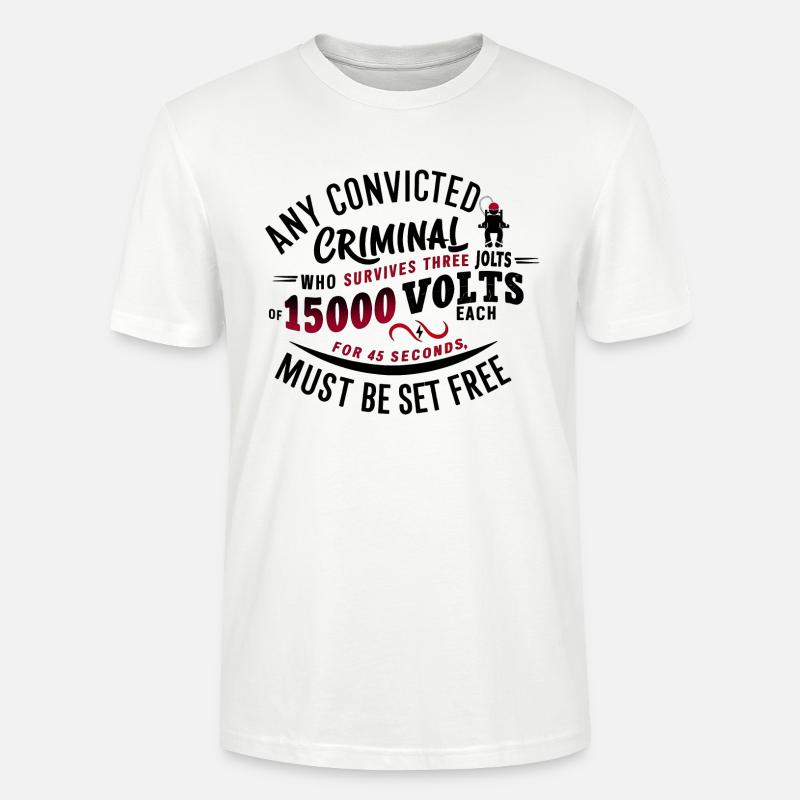 Electric Justice: Freiheit oder Schicksal? - Stanley/Stella Unisex Bio-T-Shirt CRAFTER - Weiß