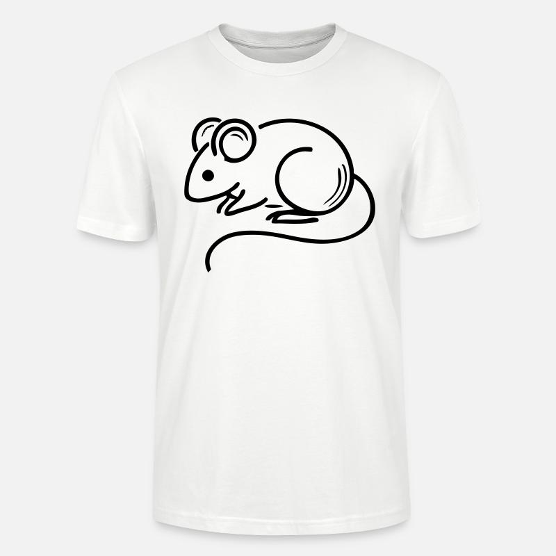 Maus - Stanley/Stella Unisex Bio-T-Shirt CRAFTER - Weiß