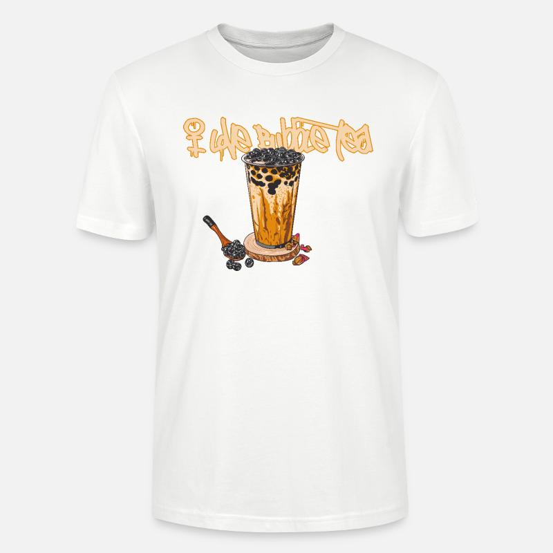 Bubble Tea // Illustration - Stanley/Stella Unisex Bio-T-Shirt CRAFTER - Weiß