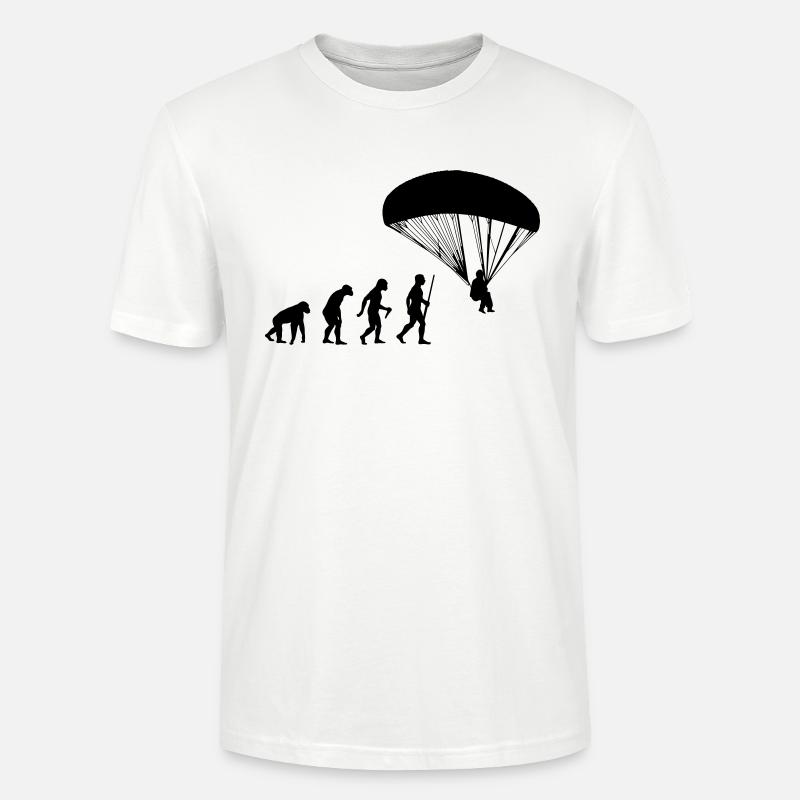 Paragliding Evolution - Stanley/Stella Unisex Bio-T-Shirt CRAFTER - Weiß