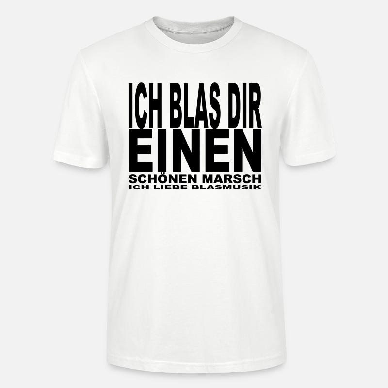 Ich blas dir einen - Stanley/Stella Unisex Bio-T-Shirt CRAFTER - Weiß