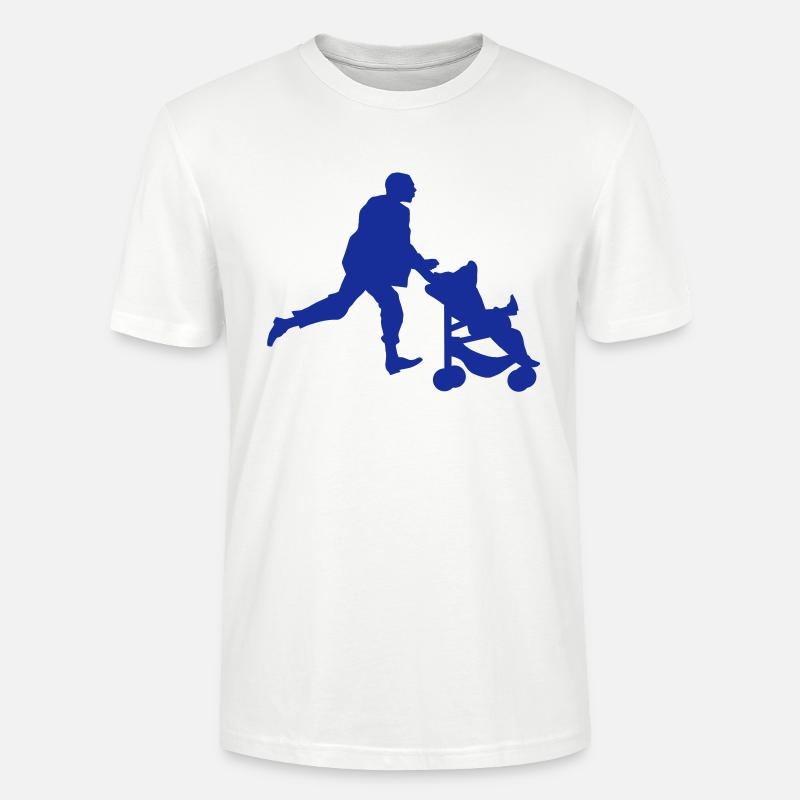 dad daddy - Stanley/Stella Unisex Bio-T-Shirt CRAFTER - Weiß