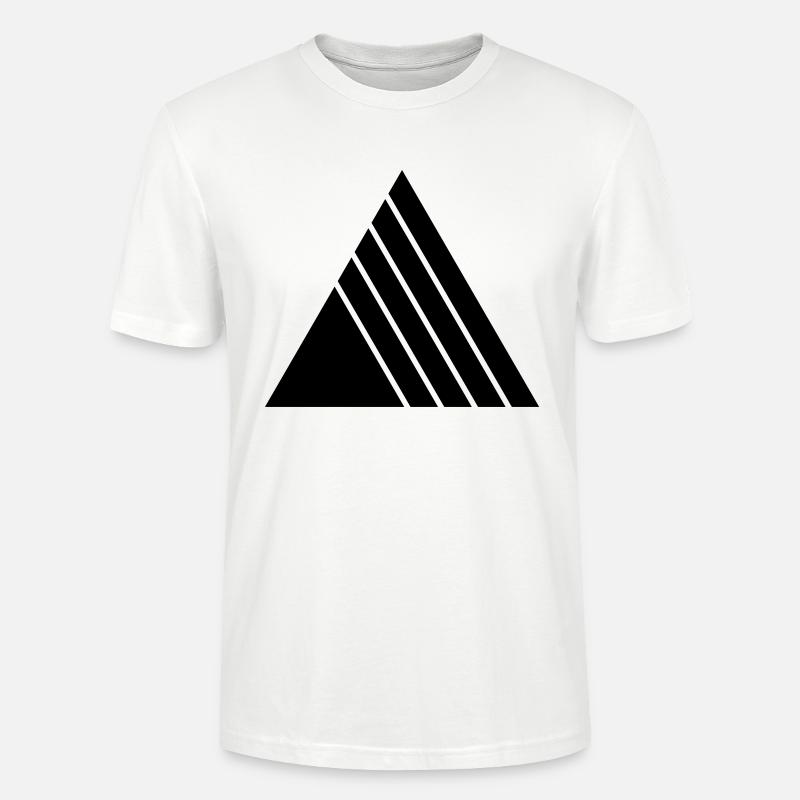 TRIANGLES TRIANGLES CLEAN - T-shirt bio CRAFTER Stanley Stella Unisexe - blanc