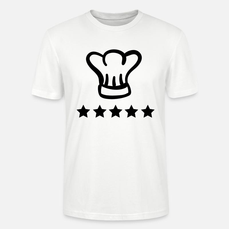 chefkoch - Stanley/Stella Unisex Bio-T-Shirt CRAFTER - Weiß