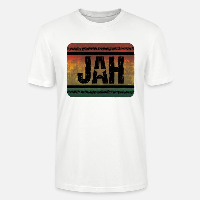 Jah Reggae - Stanley/Stella Unisex Bio-T-Shirt CRAFTER - Weiß