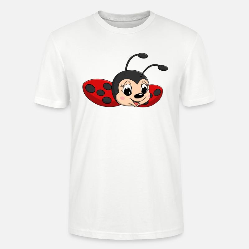 lorey.w "kleiner Märienkäfer", Mädchen - Stanley/Stella Unisex Bio-T-Shirt CRAFTER - Weiß