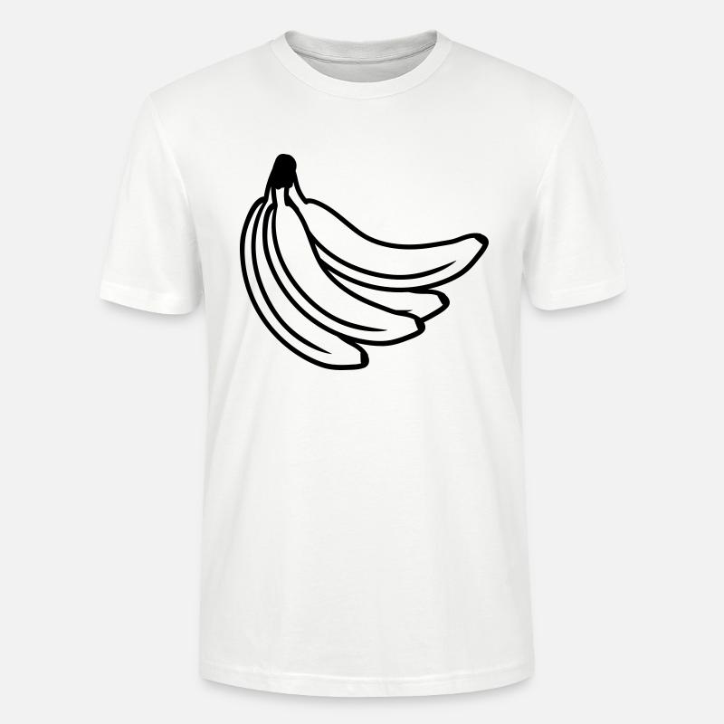 Bananas Bunch - Stanley/Stella Unisex Bio-T-Shirt CRAFTER - Weiß