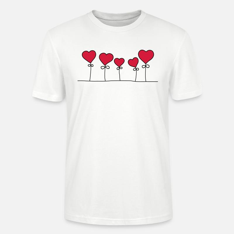 Herzen - Stanley/Stella Unisex Bio-T-Shirt CRAFTER - Weiß
