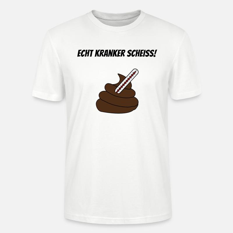 Kranker Scheiss - Stanley/Stella Unisex Bio-T-Shirt CRAFTER - Weiß