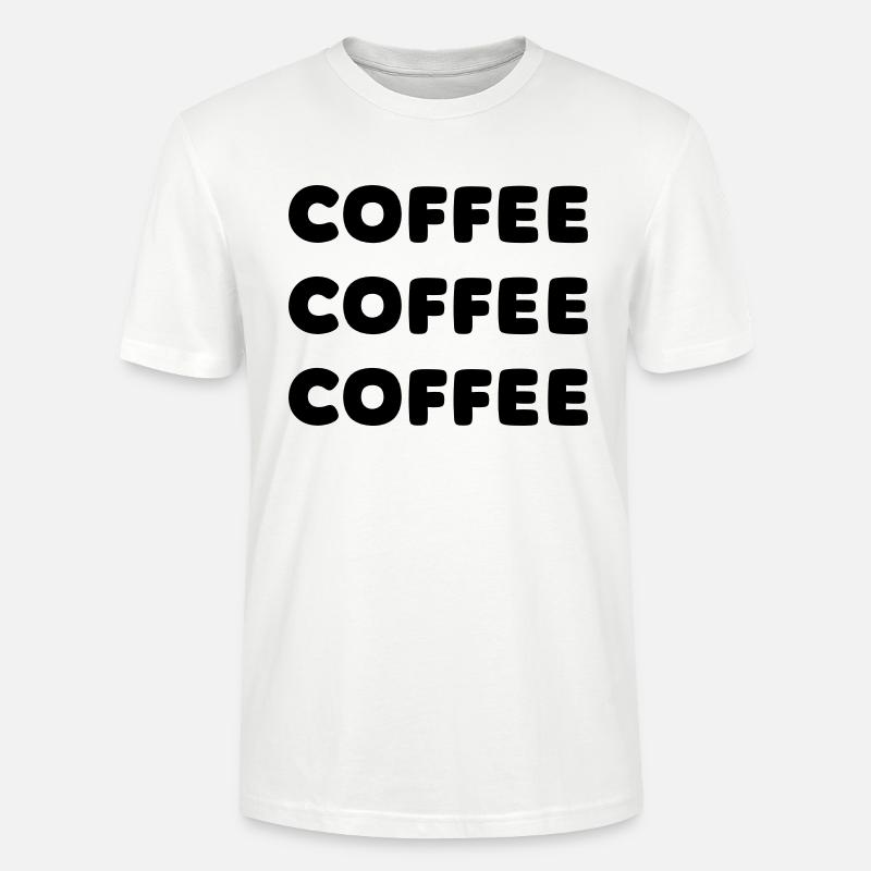 Coffee, Coffee Lover - Stanley/Stella Unisex Bio-T-Shirt CRAFTER - Weiß