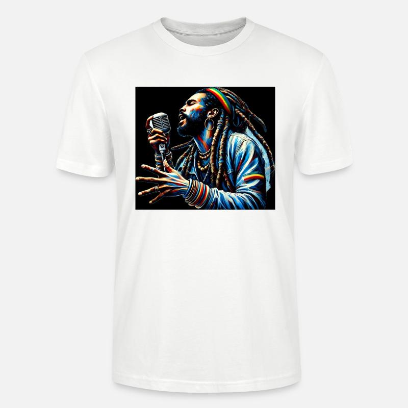 Dreadlock Vibes - Stanley/Stella Unisex Bio-T-Shirt CRAFTER - Weiß