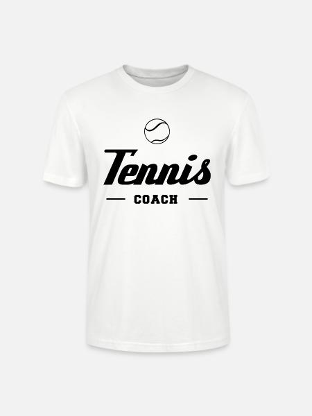 Tennis Coach - Stanley/Stella Unisex Bio-T-Shirt CRAFTER - Weiß