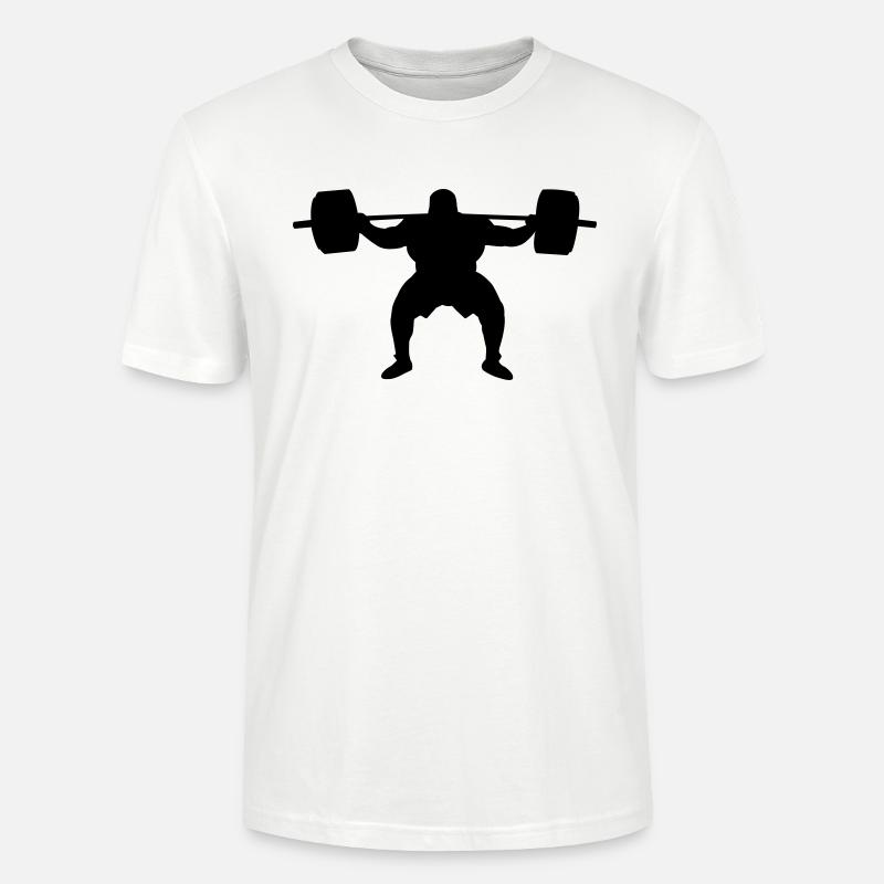 Squat - Stanley/Stella Unisex Bio-T-Shirt CRAFTER - Weiß