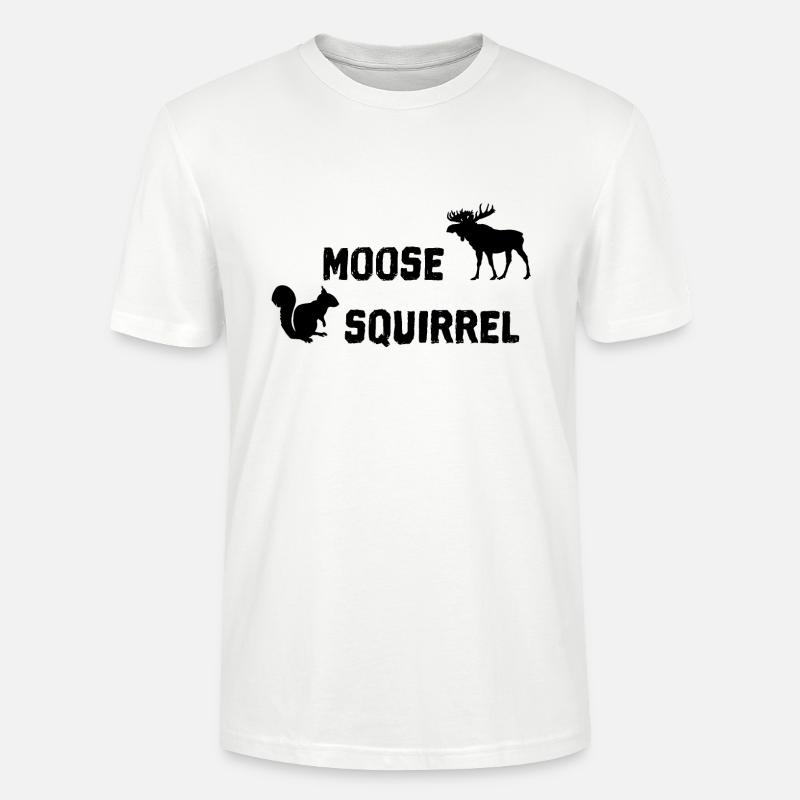 Moose & Squirrel - Stanley/Stella Unisex Bio-T-Shirt CRAFTER - Weiß