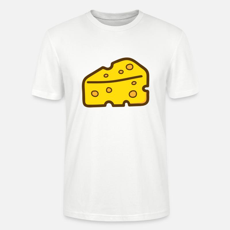 Alles Käse oder Cheese - Stanley/Stella Unisex Bio-T-Shirt CRAFTER - Weiß