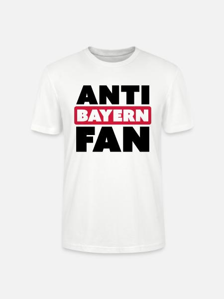 ANTI BAYERN FAN - Stanley/Stella Unisex Bio-T-Shirt CRAFTER - Weiß