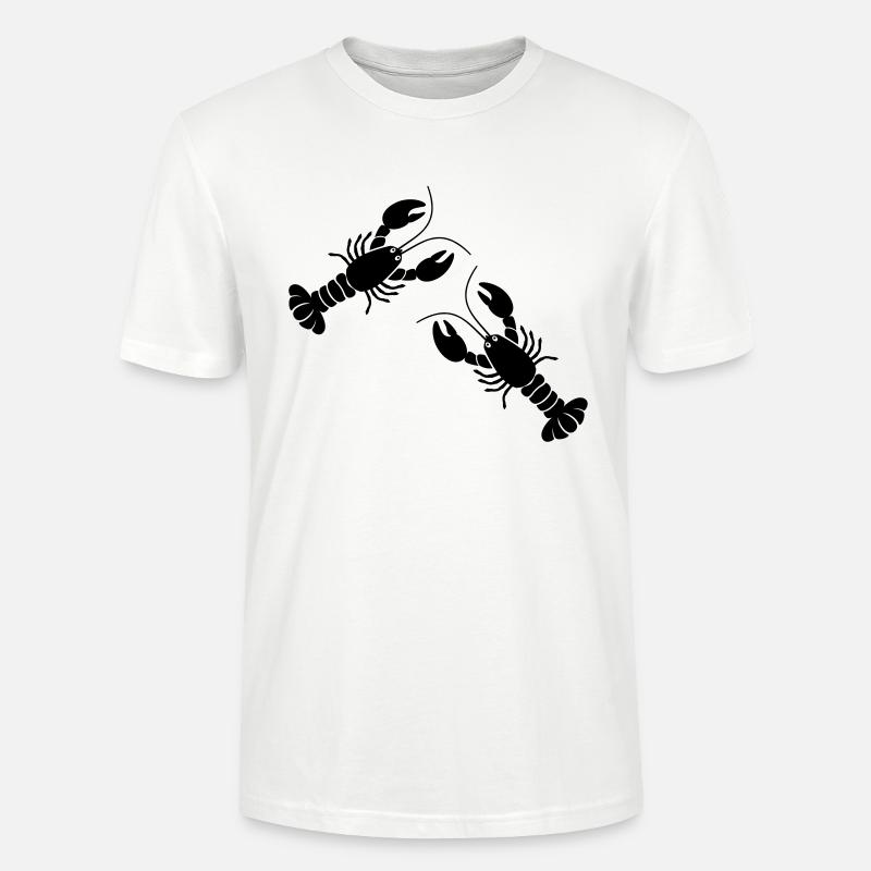 two lobsters - Stanley/Stella Unisex Bio-T-Shirt CRAFTER - Weiß