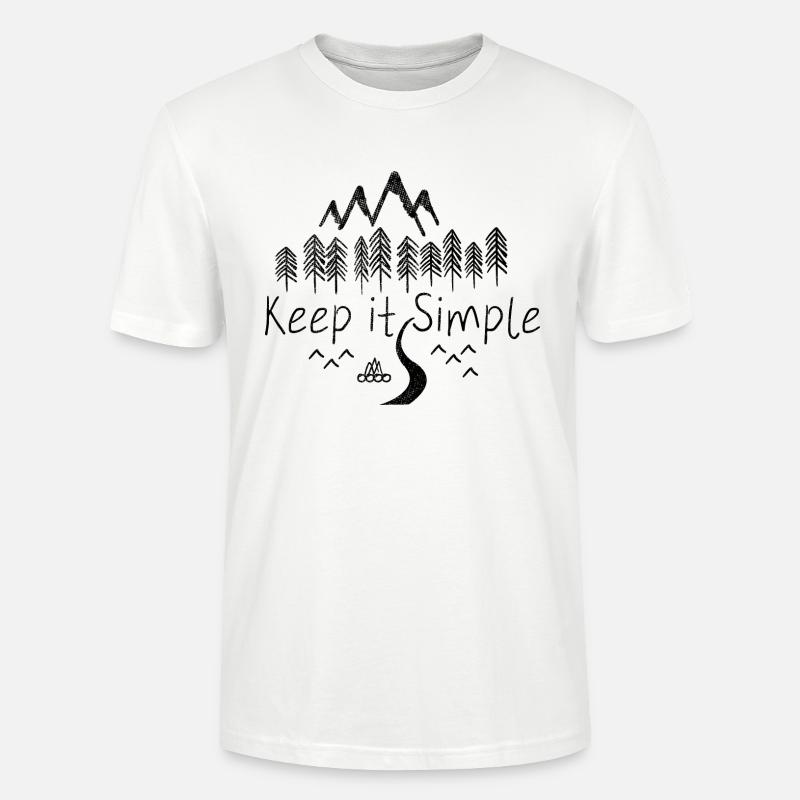 Keep it Simple - Stanley/Stella Unisex Bio-T-Shirt CRAFTER - Weiß