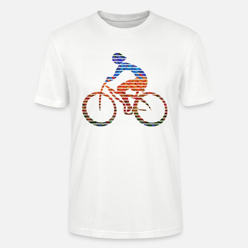 Radfahrer - Stanley/Stella Unisex Bio-T-Shirt CRAFTER - Weiß