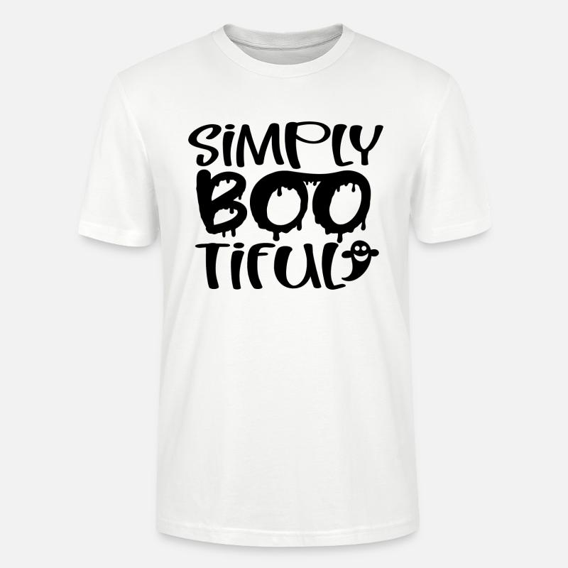 simply BOO tiful - Stanley/Stella Unisex Bio-T-Shirt CRAFTER - Weiß