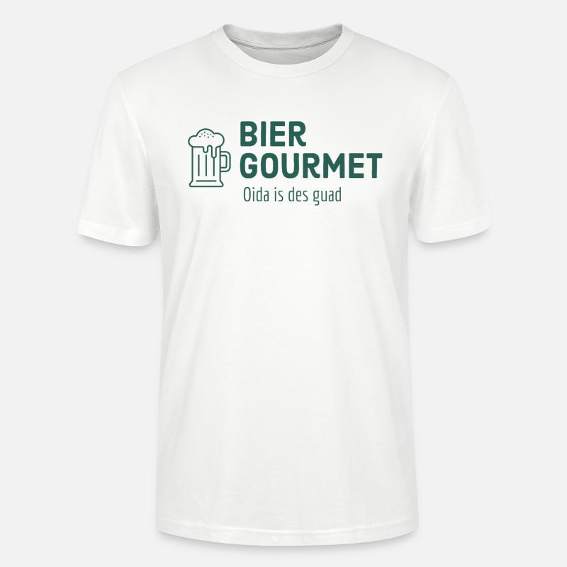 Biergourmet - Stanley/Stella Unisex Bio-T-Shirt CRAFTER - Weiß