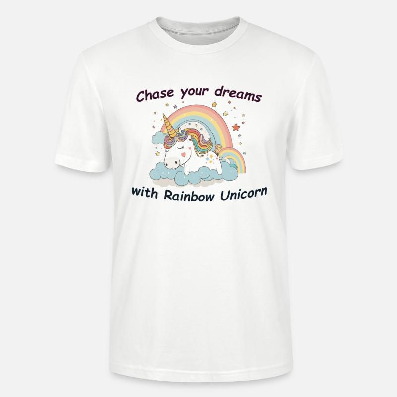 Traum vom Einhorn - Stanley/Stella Unisex Bio-T-Shirt CRAFTER - Weiß
