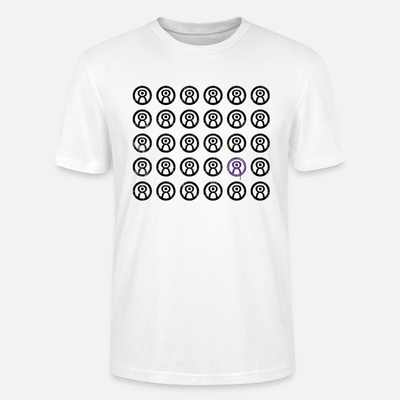retroactive - only logo | BLACK EDITION - Stanley/Stella Unisex Bio-T-Shirt CRAFTER - Weiß