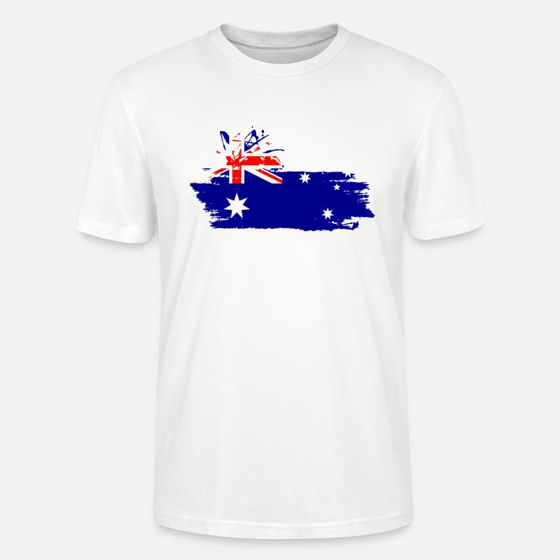 Australia, Down Under - Stanley/Stella Unisex Bio-T-Shirt CRAFTER - Weiß