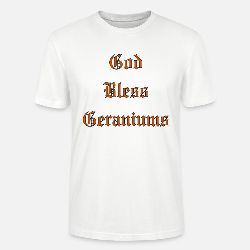GodBlessGeraniums - Stanley/Stella Unisex Bio-T-Shirt CRAFTER - Weiß