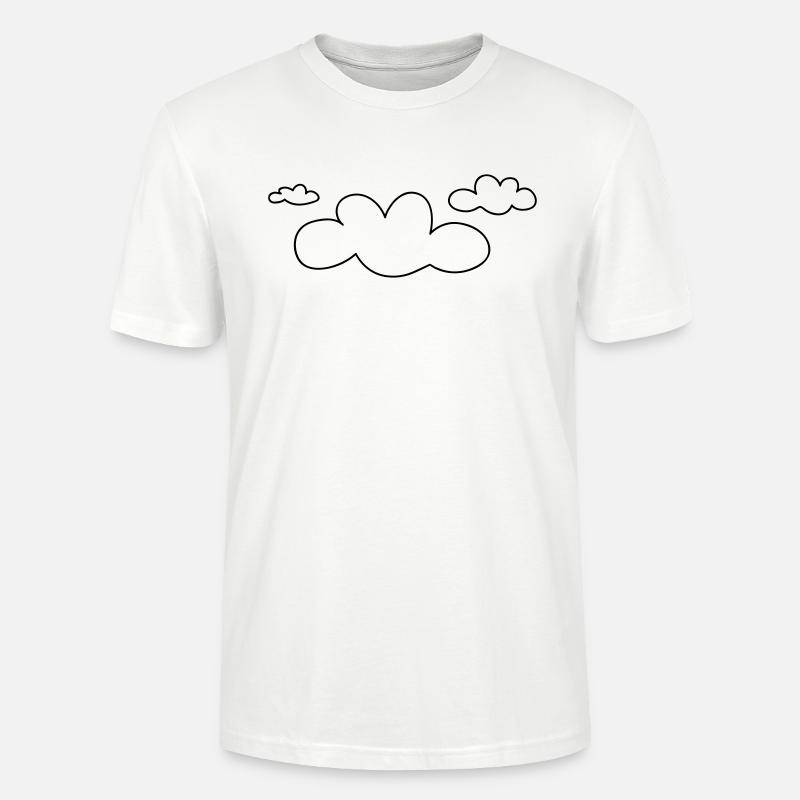 open_clouds - T-shirt bio CRAFTER Stanley Stella Unisexe - blanc