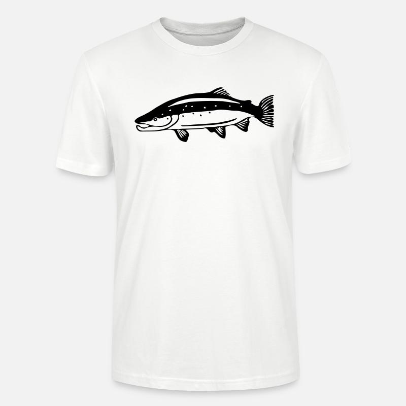 Lachs - Stanley/Stella Unisex Bio-T-Shirt CRAFTER - Weiß