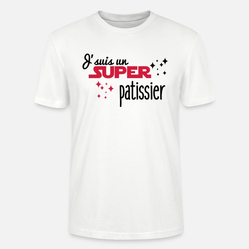 Ich bin ein großer Gebäck - Stanley/Stella Unisex Bio-T-Shirt CRAFTER - Weiß
