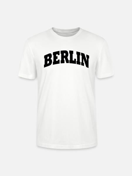 Berlin Schriftzug - Stanley/Stella Unisex Bio-T-Shirt CRAFTER - Weiß