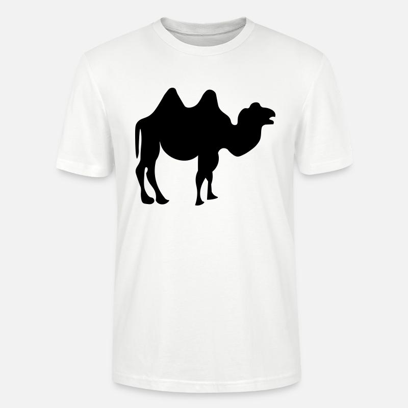 Camel design - T-shirt bio CRAFTER Stanley Stella Unisexe - blanc