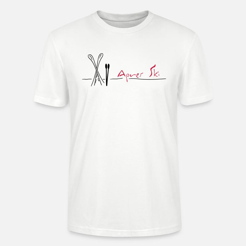 apres ski - Stanley/Stella Unisex Bio-T-Shirt CRAFTER - Weiß