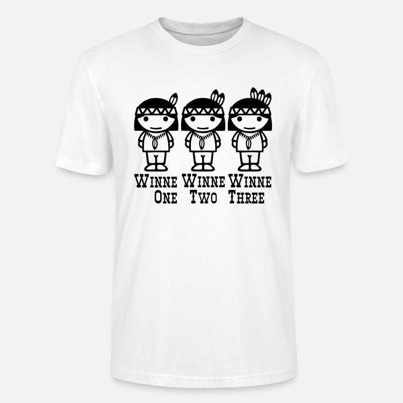 Winne One-Two-Three - Stanley/Stella Unisex Bio-T-Shirt CRAFTER - Weiß