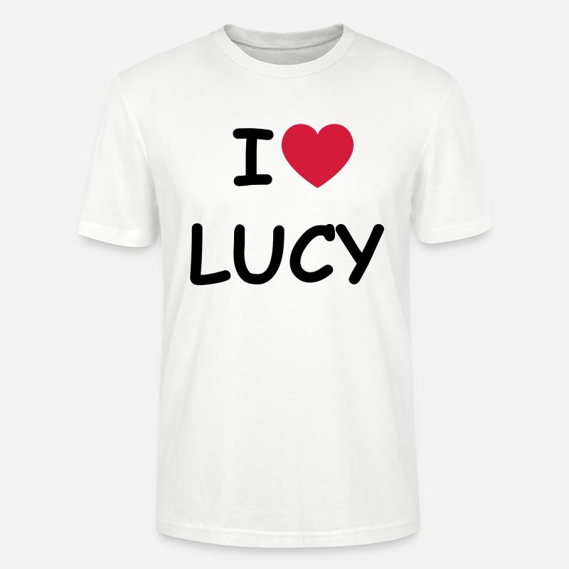I love Lucy - Stanley/Stella Unisex Bio-T-Shirt CRAFTER - Weiß