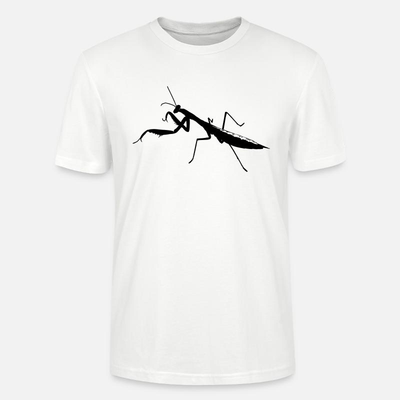 Gottesanbeterin - Stanley/Stella Unisex Bio-T-Shirt CRAFTER - Weiß