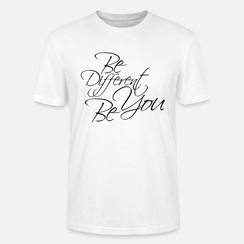 Be Different Be You Design - Stanley/Stella Unisex Bio-T-Shirt CRAFTER - Weiß