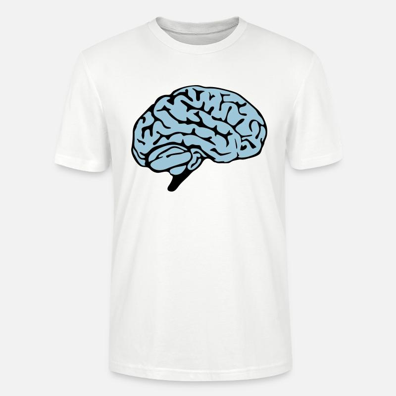 brain design - Stanley/Stella Unisex Bio-T-Shirt CRAFTER - Weiß