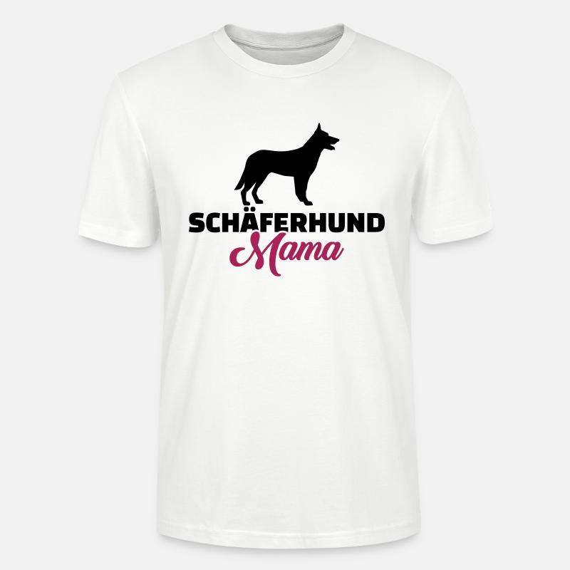 Schäferhund - Stanley/Stella Unisex Bio-T-Shirt CRAFTER - Weiß