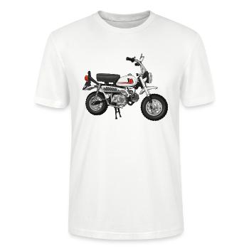 Monkey Z50J J1 DE | ceramic white - Stanley/Stella Unisex Bio-T-Shirt CRAFTER - Weiß - Vorne - Alina (178cm) & Michal (187cm)