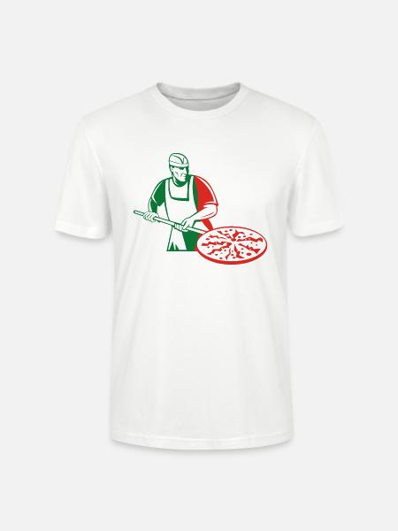 Pizza bakers - Stanley/Stella CRAFTER Unisex Organic T-Shirt - white