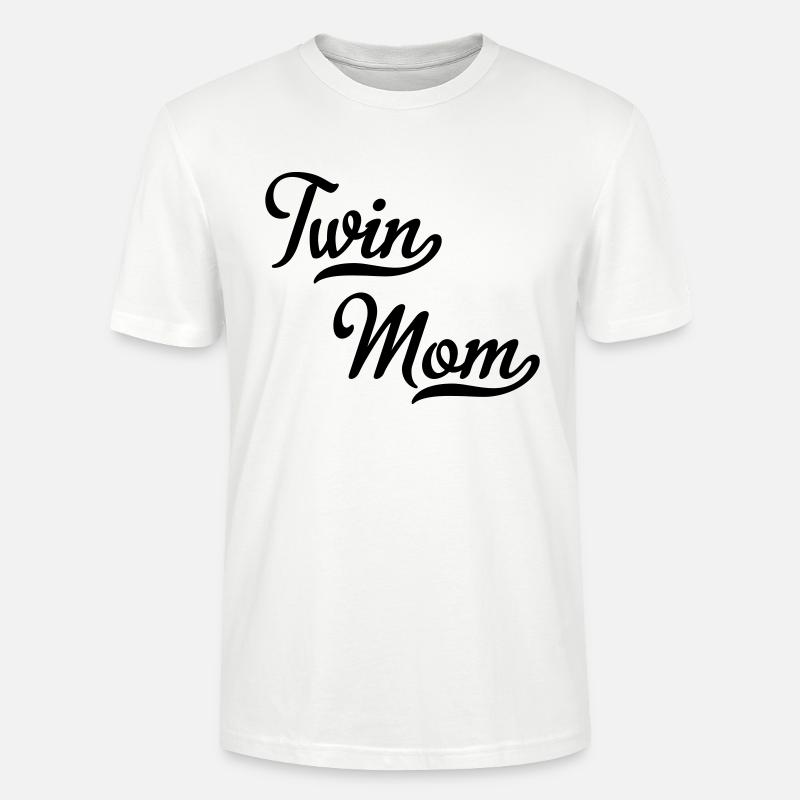 Twin Mom - Stanley/Stella Unisex Bio-T-Shirt CRAFTER - Weiß
