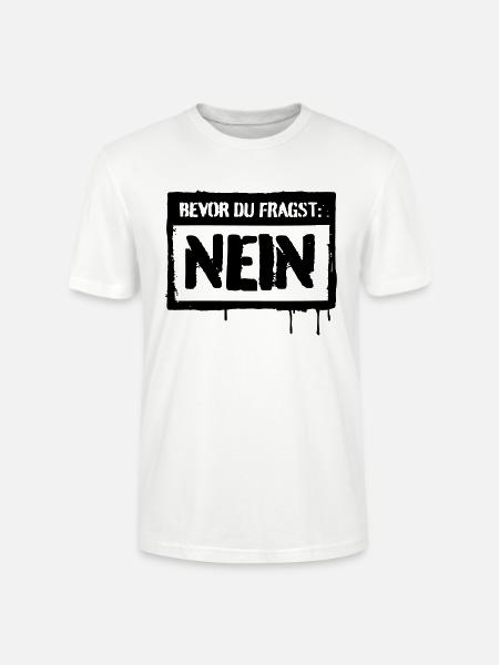 BEVOR DU FRAGST NEIN - Stanley/Stella Unisex Bio-T-Shirt CRAFTER - Weiß