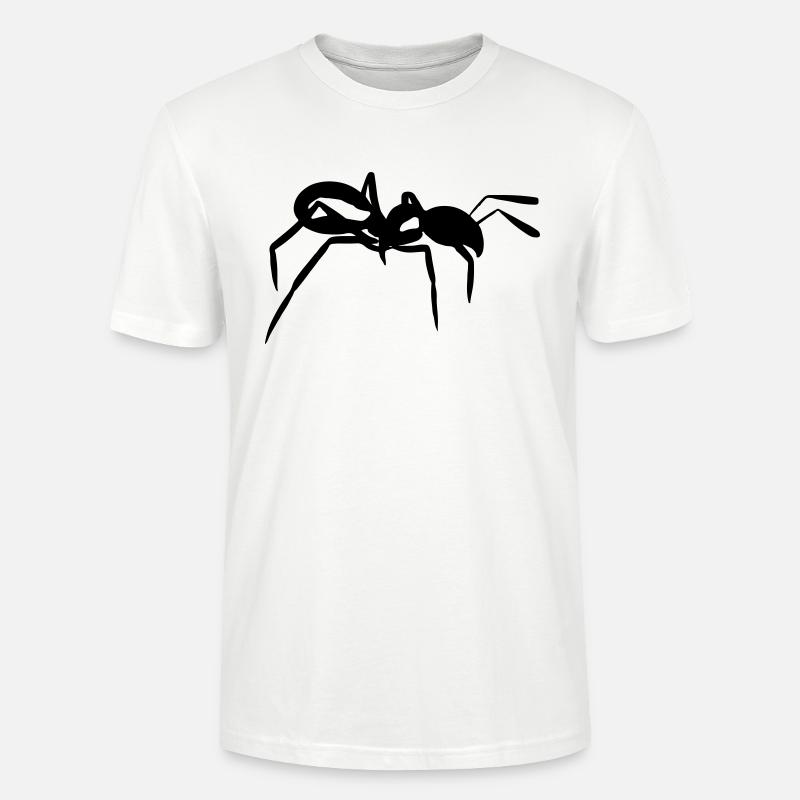 Idée cadeau d’illustration de fourmi - T-shirt bio CRAFTER Stanley Stella Unisexe - blanc
