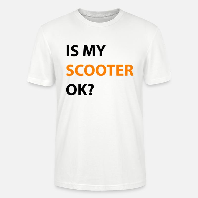 E-Scooter E-Roller Scooter - Stanley/Stella Unisex Bio-T-Shirt CRAFTER - Weiß
